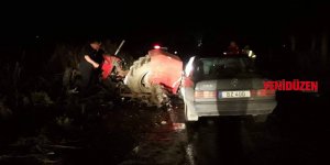 Traktörle araç çarpıştı: 3 yaralı