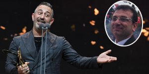 İmamoğlu adada Cem Yılmaz izledi