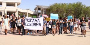 ODTÜ'de eylem: Hocama dokunma