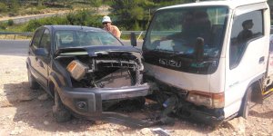 Korkutan kaza ucuz atlatıldı