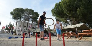 Çocuk oyunları ara bölgede hayat buldu