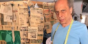 Elli bir senedir terzilik yapan İrfan İlker, kuzeyin ilk defilesini yaptığını söylüyor…