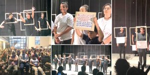 İki toplumlu işitme engelli gençlerden ortak oyun