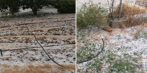 Girne’de yağmur, Göçeri’de dolu!