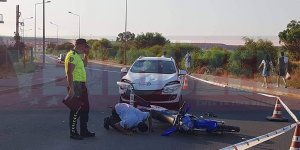 Motoksilet sürücüsü ağır yaralı