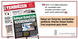 İlahiyat Koleji için 'KOORDİNATÖR'