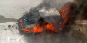 Cayır cayır yandı