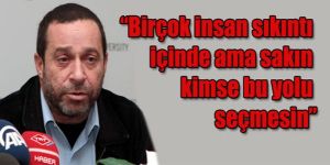 Serdar Denktaştan acı mesaj