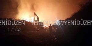 Lefke Çöplüğü alev alev