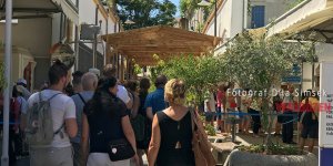 Lokmacı geçiş noktasına ‘gölgelik’ yapıldı