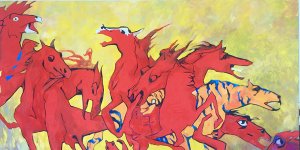 YDÜ’de Kazakistan Sanatçıları Sergisi