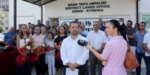 Girne Tapu'da grev
