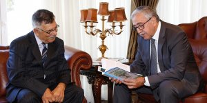 Akıncı, Nihat Nalbantoğlu’nu kabul etti