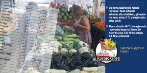 Salatalık 5,95 TL’ye çıktı