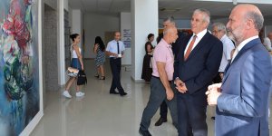 YDÜ'de “Türkiye Sanatçıları Sergisi” açıldı