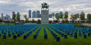 Okul çantaları "mezar" oldu