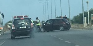 Park halindeki TIR’a çarptı