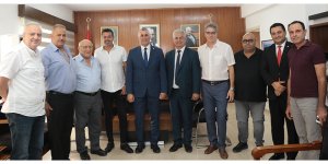 Amcaoğlu, Bezinciler Birliği yetkilileriyle görüştü