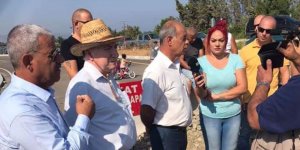 Doğancı yolununu açılması için eylem yapıldı