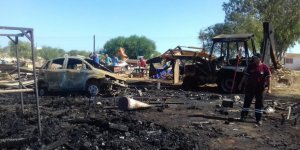 Marangoz atölyesinde yangın