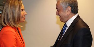 Akıncı, Mogherini'yi bilgilendirdi