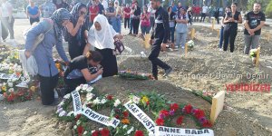 Genç anne gözyaşlarıyla uğurlandı