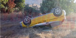 Takla atarak ters durabildi