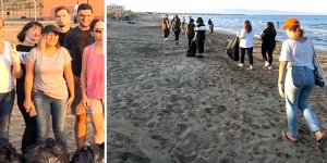 Glapsides Plajı temizlendi