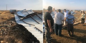 Fırtına zarara yol açtı