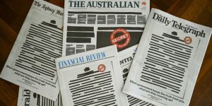 Gazeteler sayfa kararttı