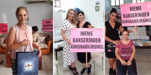 Kanser hastalarına moral verdiler