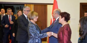 Akıncı, 29 Ekim resepsiyonuna katıldı