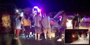 Turunçlu kavşağında kaza: 2 yaralı