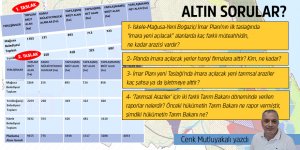 ALTIN SORULAR?