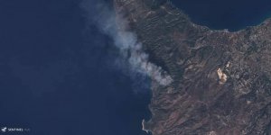 Yangın uzaydan görüntülendi