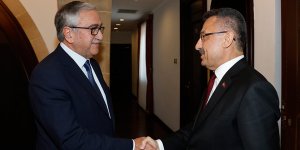 Akıncı, Oktay'ı kabul etti