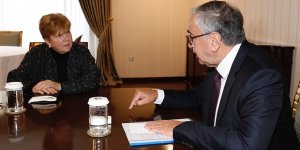 Akıncı Lute ile görüştü