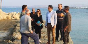 Oğuz, Yedidalga Limanı'nda incelemelerde bulundu