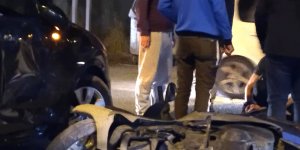 Girne’de motor kazası: 1 yaralı