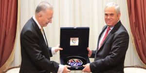 Yorgancıoğlu, İhsanoğlu’nu kabul etti.