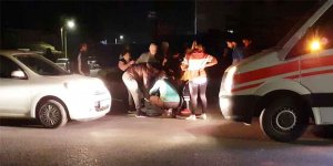 Göçmenköy’de yayaya araba çarptı