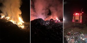 Yangınlar gece de sürdü