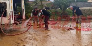 İskele'de su baskınları