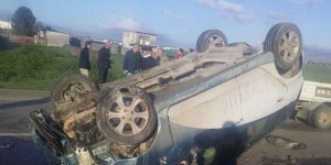 Alayköy Kermiya yolunda korkutan kaza