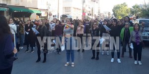 Las Tesis eylemi Mağusa'da yankılandı