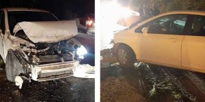 Lefkoşa-Girne yolunda kaza üstüne kaza