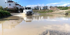 ‘Villalar’ kavşağında altyapı sefaleti