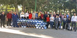 Su damacanalarından yuva yaptılar…