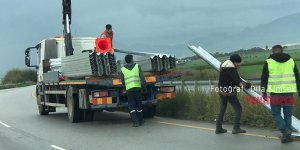 Turunçlu kavşağına çifte bariyer