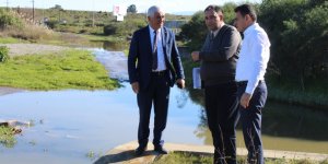 Oğuz, Güzelyurt barajı ve derivasyon kanalındaki çalışmaları inceledi